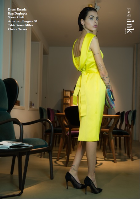 A pagina 54 di <em><strong>Fashink</strong></em> numero 6, dicembre 2016: il servizio intitolato <em>Minimal Chic</em>