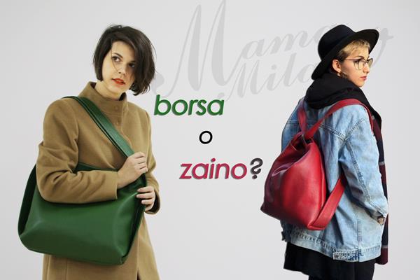 MamaMilano, il modello Dorotea: borsa o zaino? A voi la scelta!